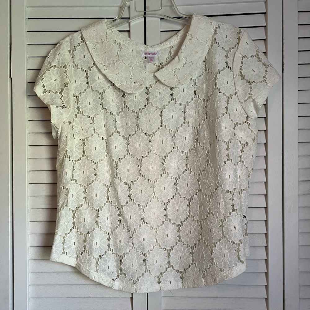 Xhiliration Lace Top